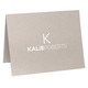 Initial Progression Folded Shimmer Note Cards Image 9 of 9